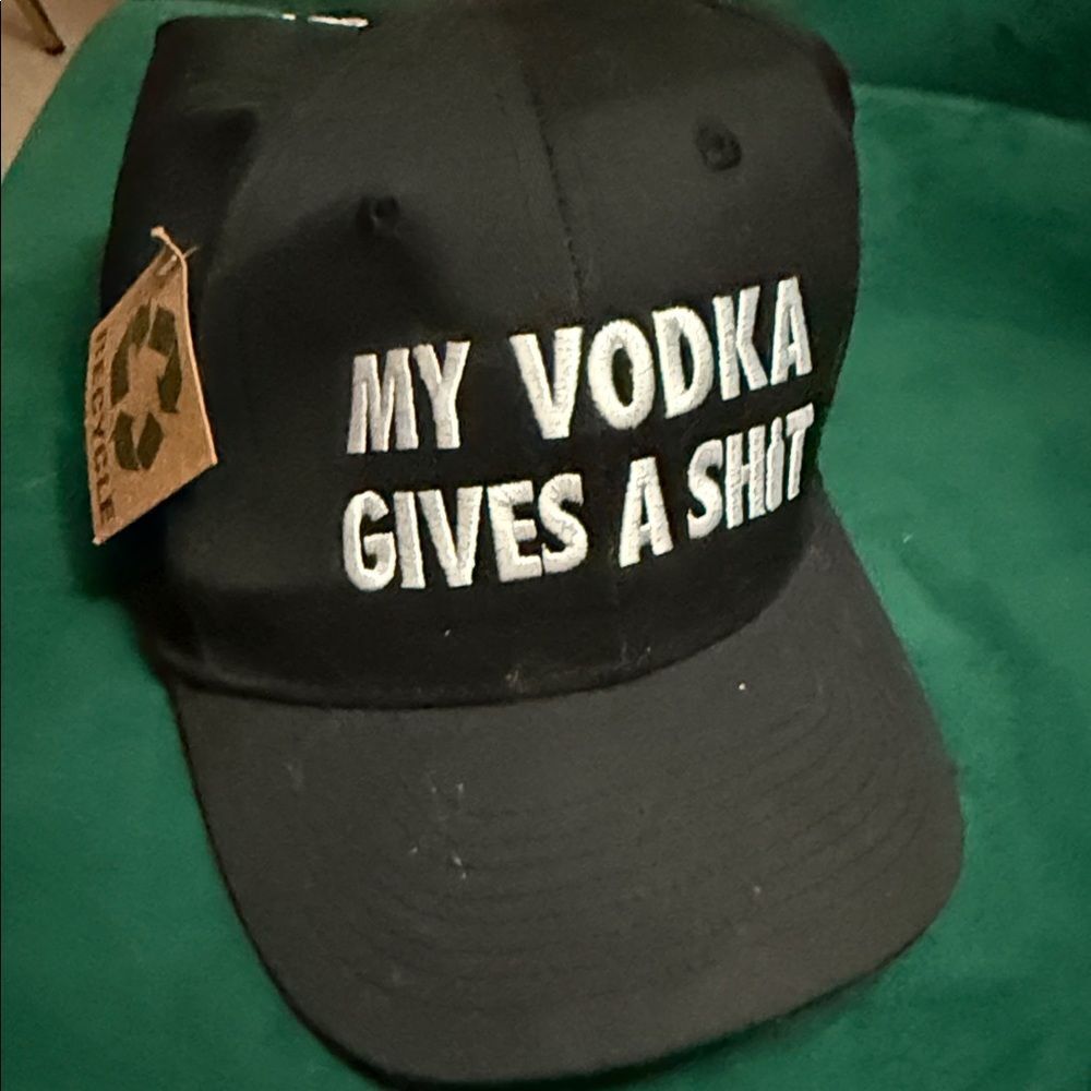 My Vodka Gives a Shit Baseball Cap - Absolut Brand NEW Adjustable Unisex